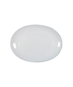 Costa Nova Piatto Ovale Pearl Bianco 33cm