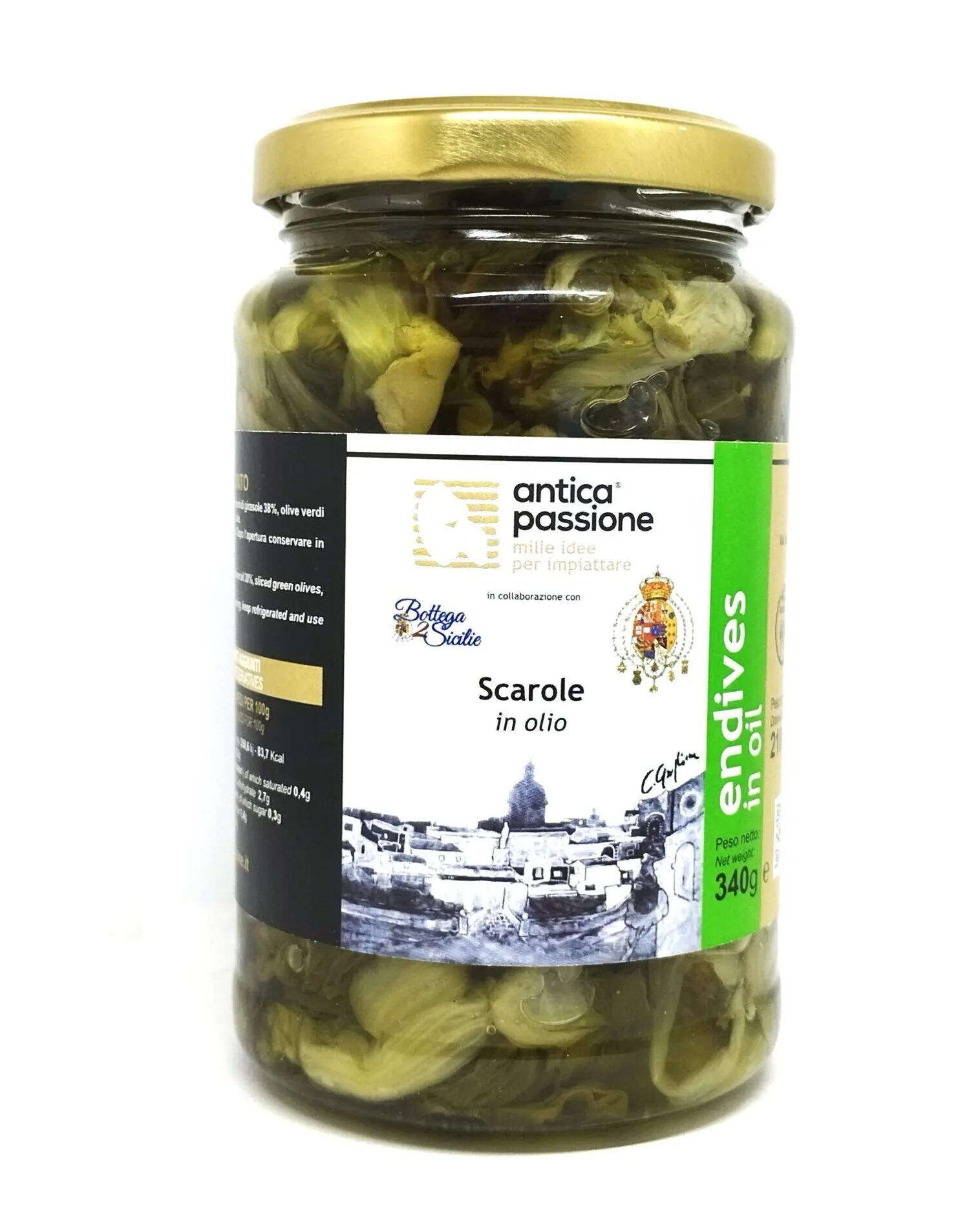 PACCO MIX da 6 Barattoli CONTORNI Pacco da giù Campania felix (Scarole, cavolfiore, friarielli) - immagine 4