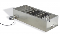 VASCA DI PESCAGGIO A DOPPIA PARETE RISCALDATA  1300X515X280 mm,per pompa del mie