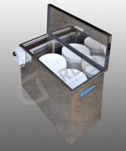 FONDIMIELE A 2 LATTE IN ACCIAIO INOX. AD ARIA SECCA VENTILATA