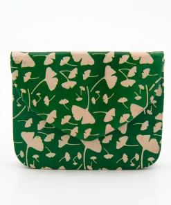 Portamonete Green Ginkgo 7.5×9.5cm