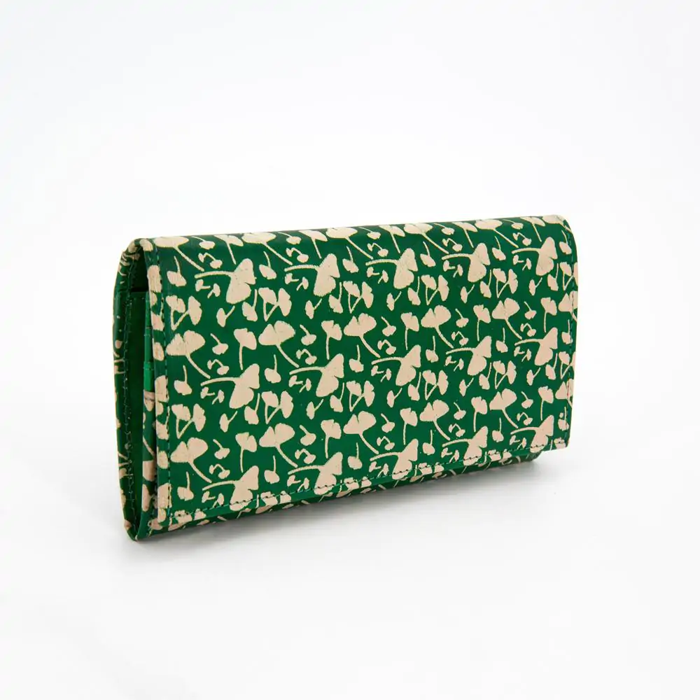Portafogli donna Green Ginkgo 19x10cm - immagine 4