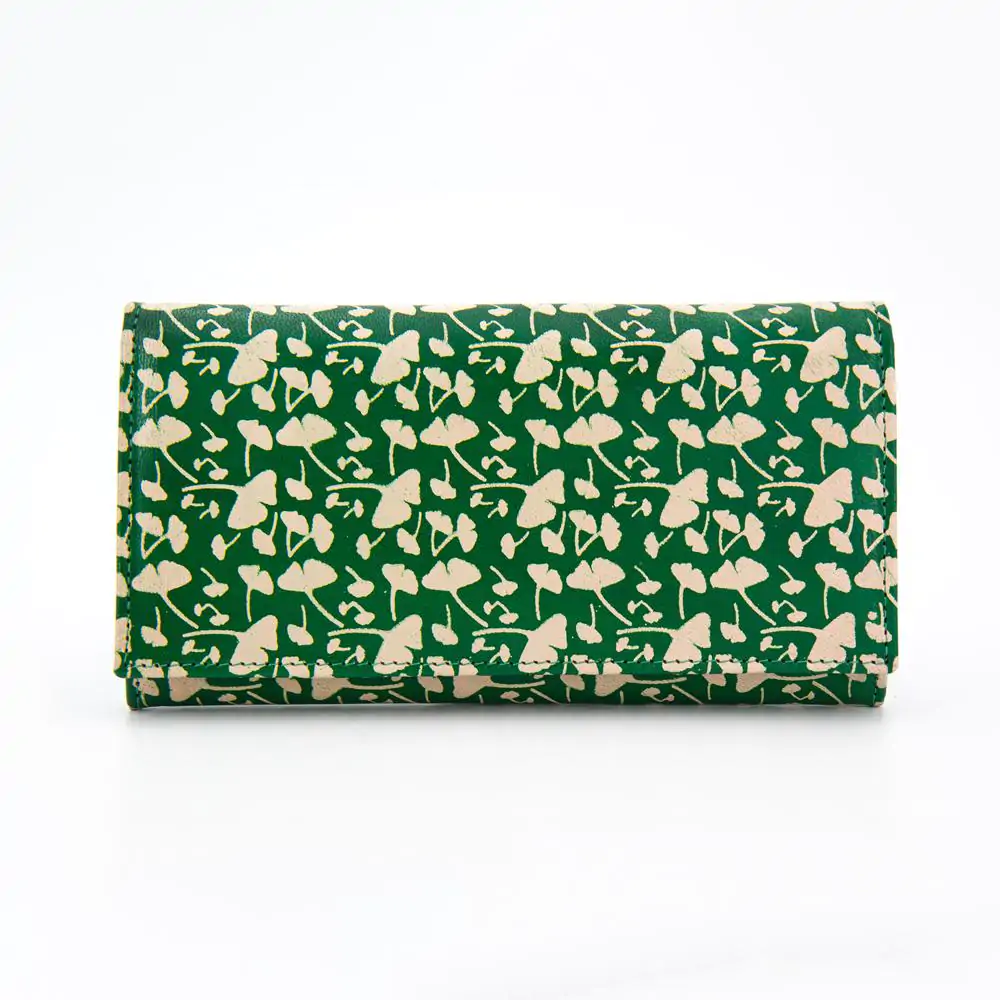 Portafogli donna Green Ginkgo 19x10cm - immagine 2