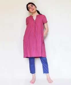 Abito Tunica Shirin multirighe M