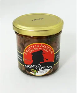 Filetti di acciughe con capperi 160 g