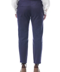 Pantaloni Erica cotone stretch blu S