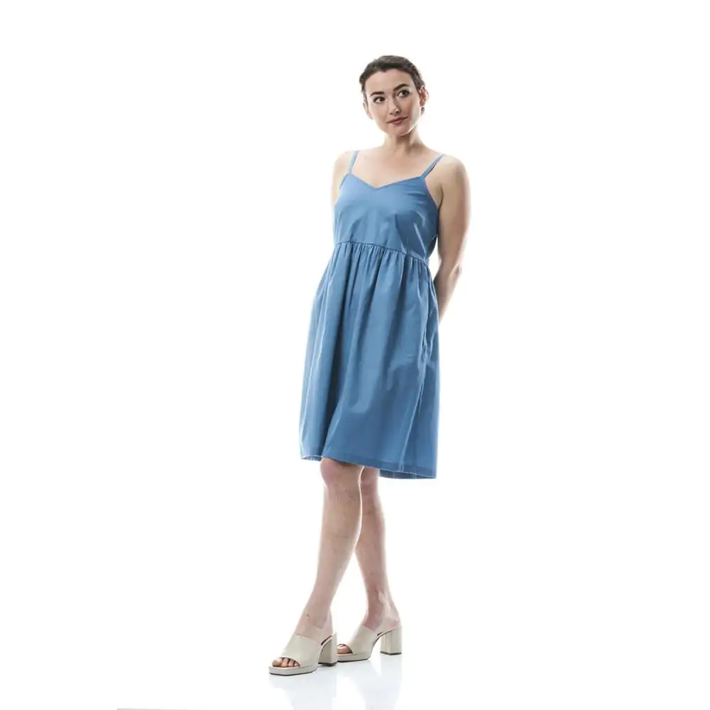 Abito Petra, cotone, turchese, S - immagine 4