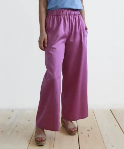 Pantalone Filodendro bocciolo di rosa M