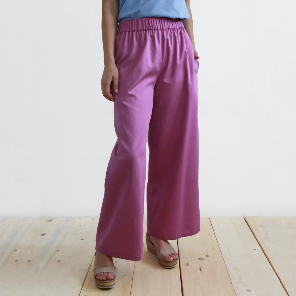 Pantalone Filodendro bocciolo di rosa M