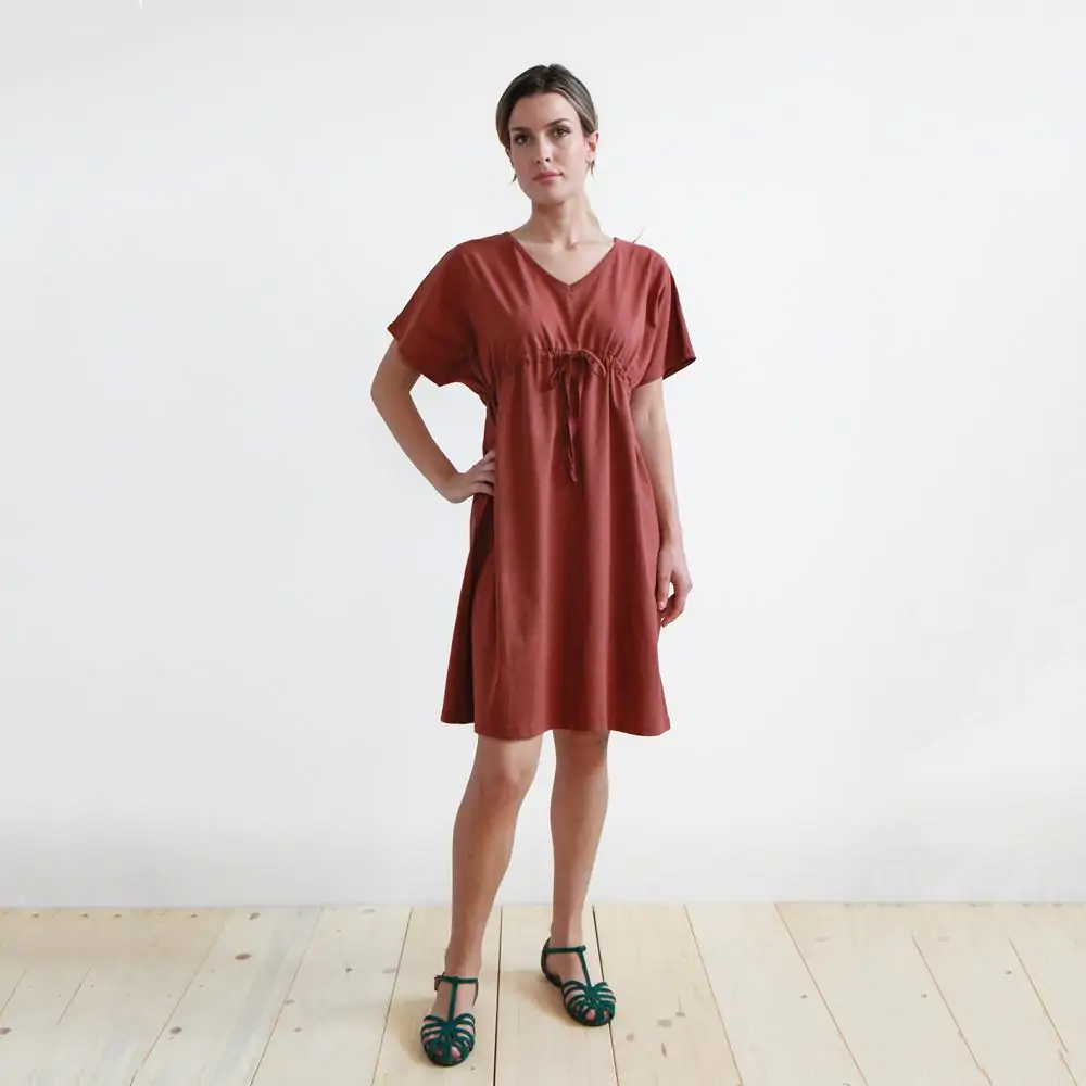 Abito Cassia jersey terracotta M