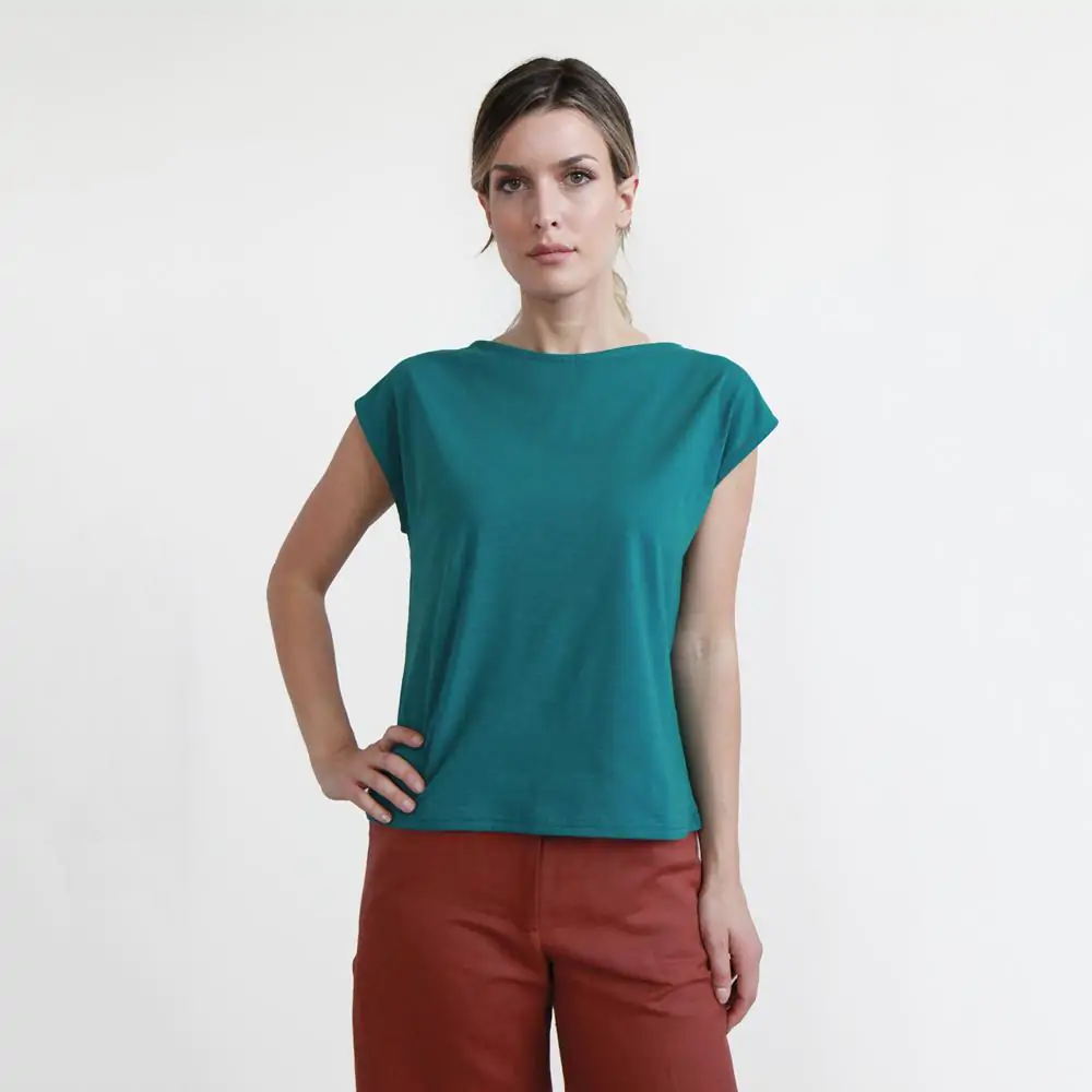 Tees Alessia jersey pavone M