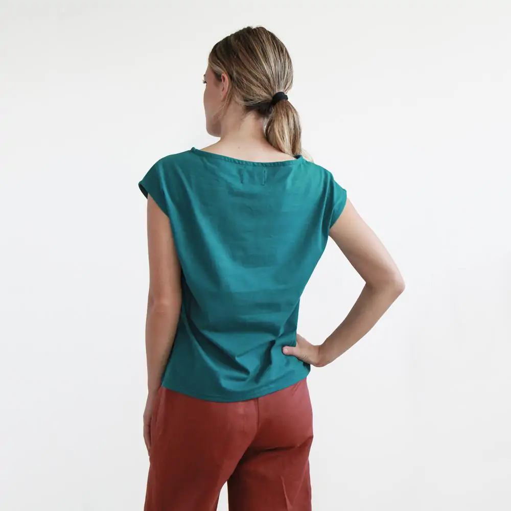 Tees Alessia jersey pavone M - immagine 3