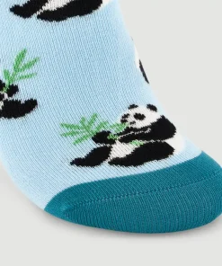 Calze Panda azzurre 35-38