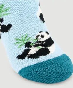 Calze bimbo/ragazzo Panda azzurre 19-22