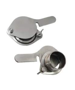 Valvola inox 2" per maturatore con filettatura M (maschio) esterna
