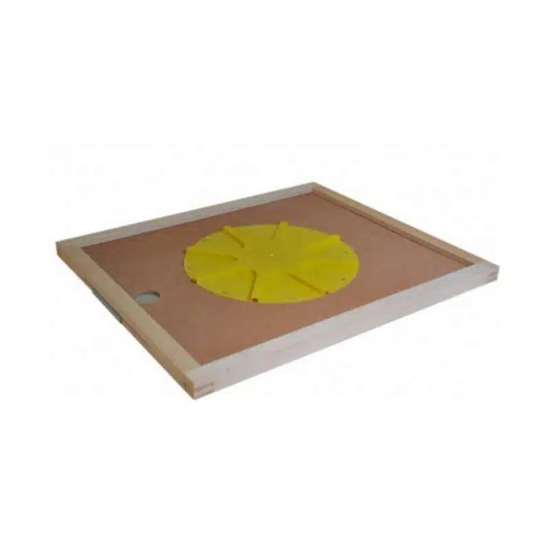 Apiscampo 8 vie a stella su tavoletta legno da 10 favi 43×50