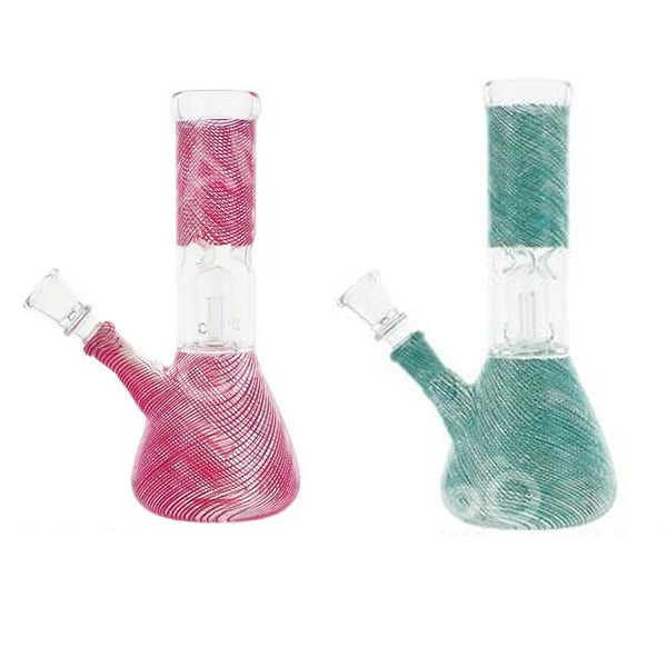 Glass Bong in vetro 21cm Percolator GHWP-159