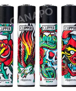 Accendino CLIPPER Large Hard Tattoo