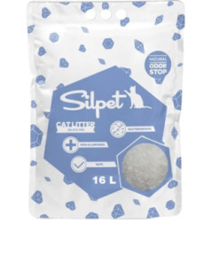 LETTIERA PER GATTI SILICA GEL 16L SILPET