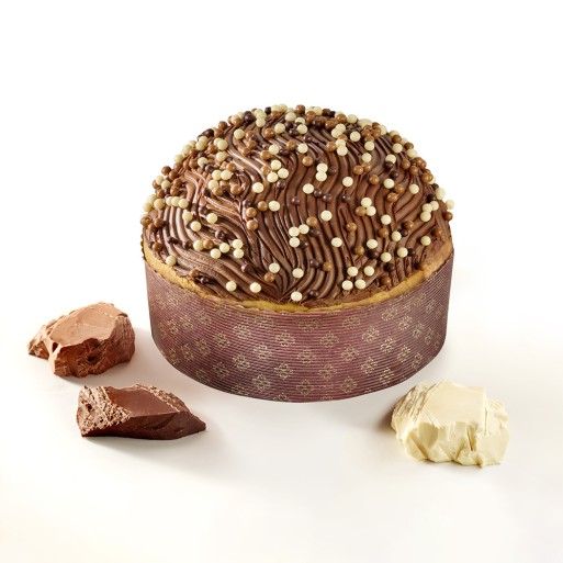 Panettone i Tre Cioccolati Gianduia SAL DE RISO – 1 KG - immagine 3