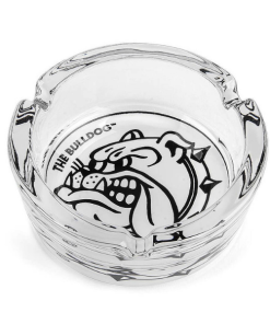 Posacenere The Bulldog Amsterdam Original White Glass Ashtray