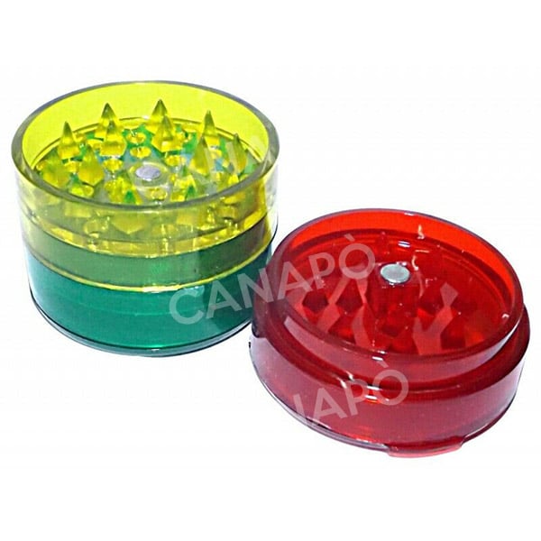 Grinder in plastica 4 parti modello Rasta - immagine 3