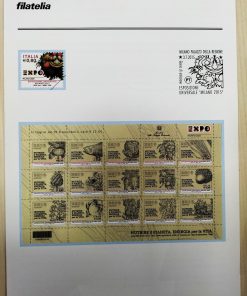 BOLLETTINO ILLUSTRATIVO ITALIA 2015 nuovo ” EXPO 2015 CIBI- MASCOTTE ” € 3.00