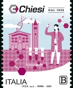 FRANCOBOLLO ITALIA 2025 MNH ” CHIESI FARMACEUTICI ” €2,00