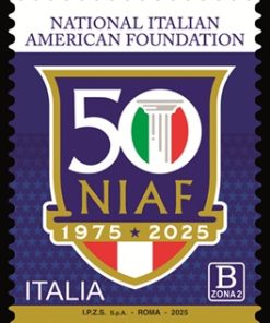 FRANCOBOLLO ITALIA 2025 MNH ” NIAF – National Italian American Foundation ” €4,50