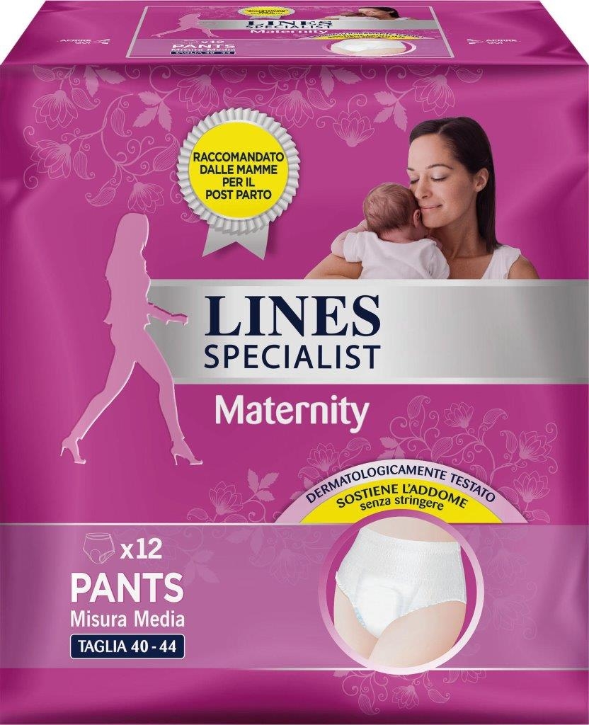 24 Mutandine Post Parto Taglia M Lines Specialist Maternity - immagine 3