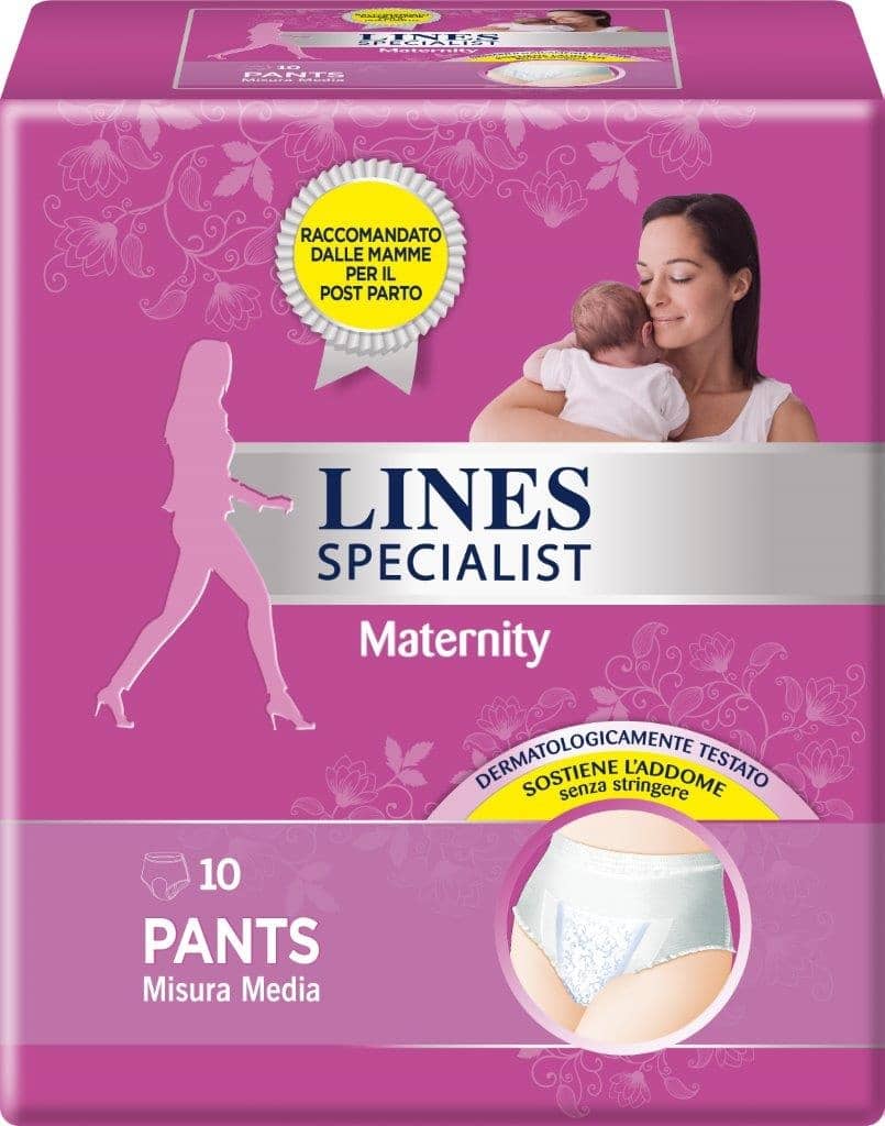 24 Mutandine Post Parto Taglia M Lines Specialist Maternity - immagine 2