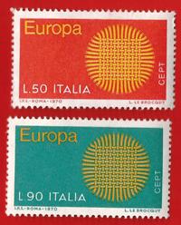 ITALY 1970 YT 1047-1048 serie MNH “Europa” € 0.20