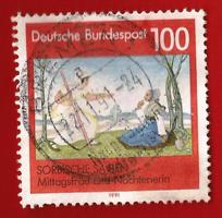 GERMANIA – BRD FEDERAL REPUBBLIC of GERMANY 1991 YT 1409 Used € 0,25