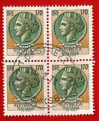 ITALIA/ITALY  1977 YT 1325 Quartina/ Quatrain Used € 0.99