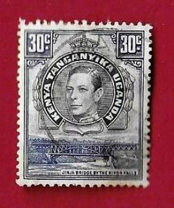 FRANCOBOLLO KENYA 1938  YT 55  ” Re Giorgio VI e paesaggi ”  usato  € 0.40