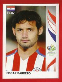 FIGURINE PANINI originale  Mondiali GERMANIA 2006  n. 121 PARAGUAY  E. Barreto €  1,00