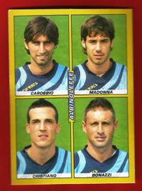 FIGURINE PANINI originale anno 2007/08  Serie B ALBINOLEFFE n.486 Carobbio+3 € 0.80