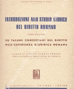 Introduzione allo studio storico del diritto romano
