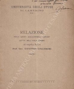 Relazione sull’anno accademico
