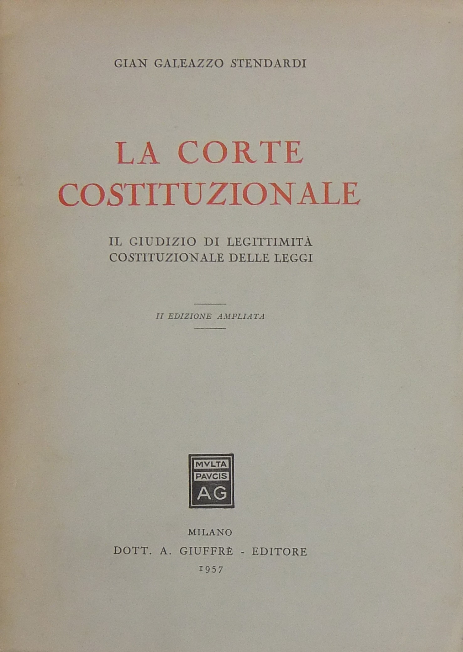 La Corte Costituzionale