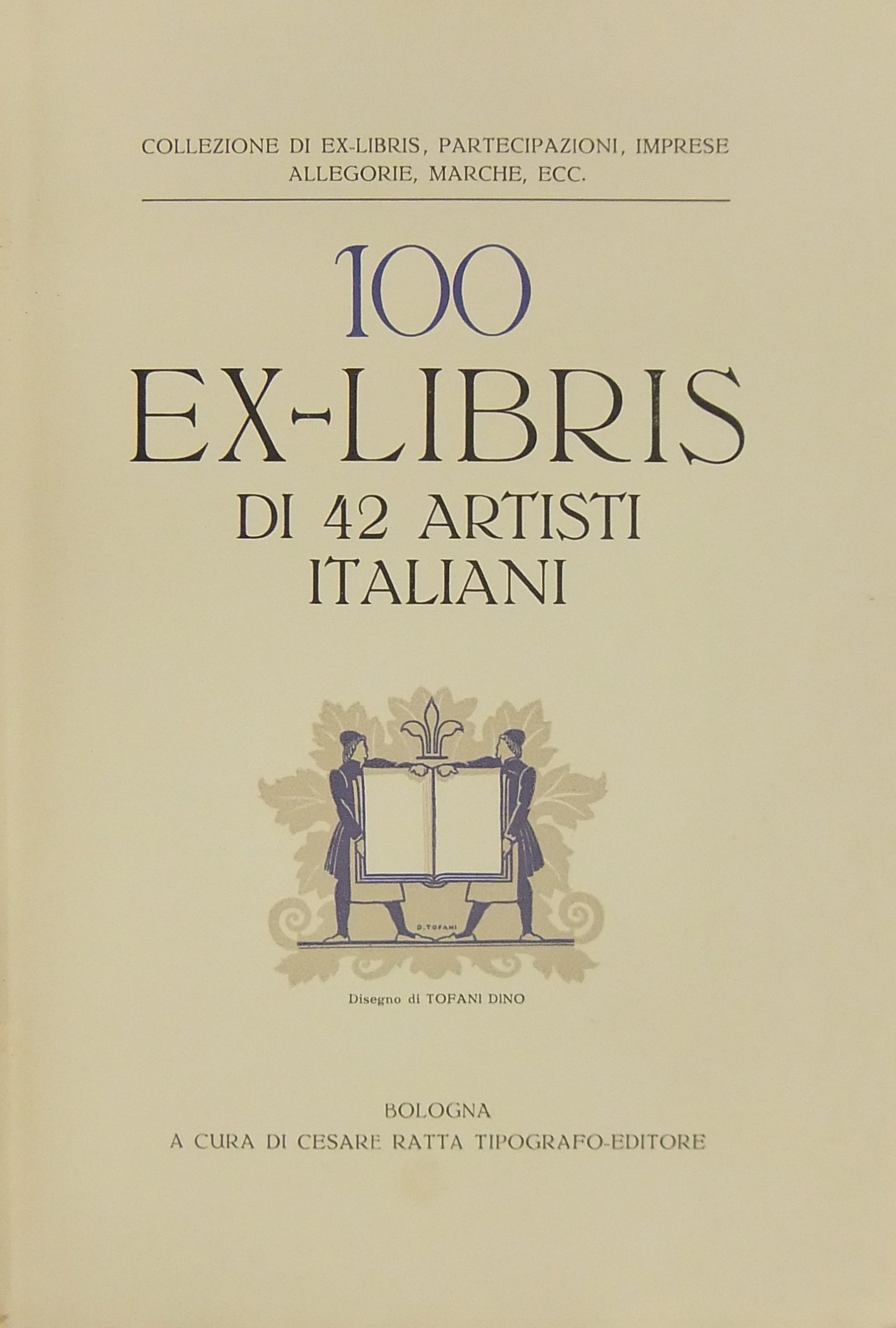 100 ex libris di 42 artisti italiani. - immagine 3