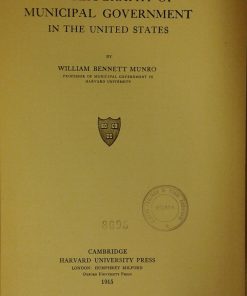 A bibliography of municipal government in the United States
