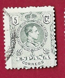 FRANCOBOLLO SPAGNA 1909 YT 243 €0.10 Used
